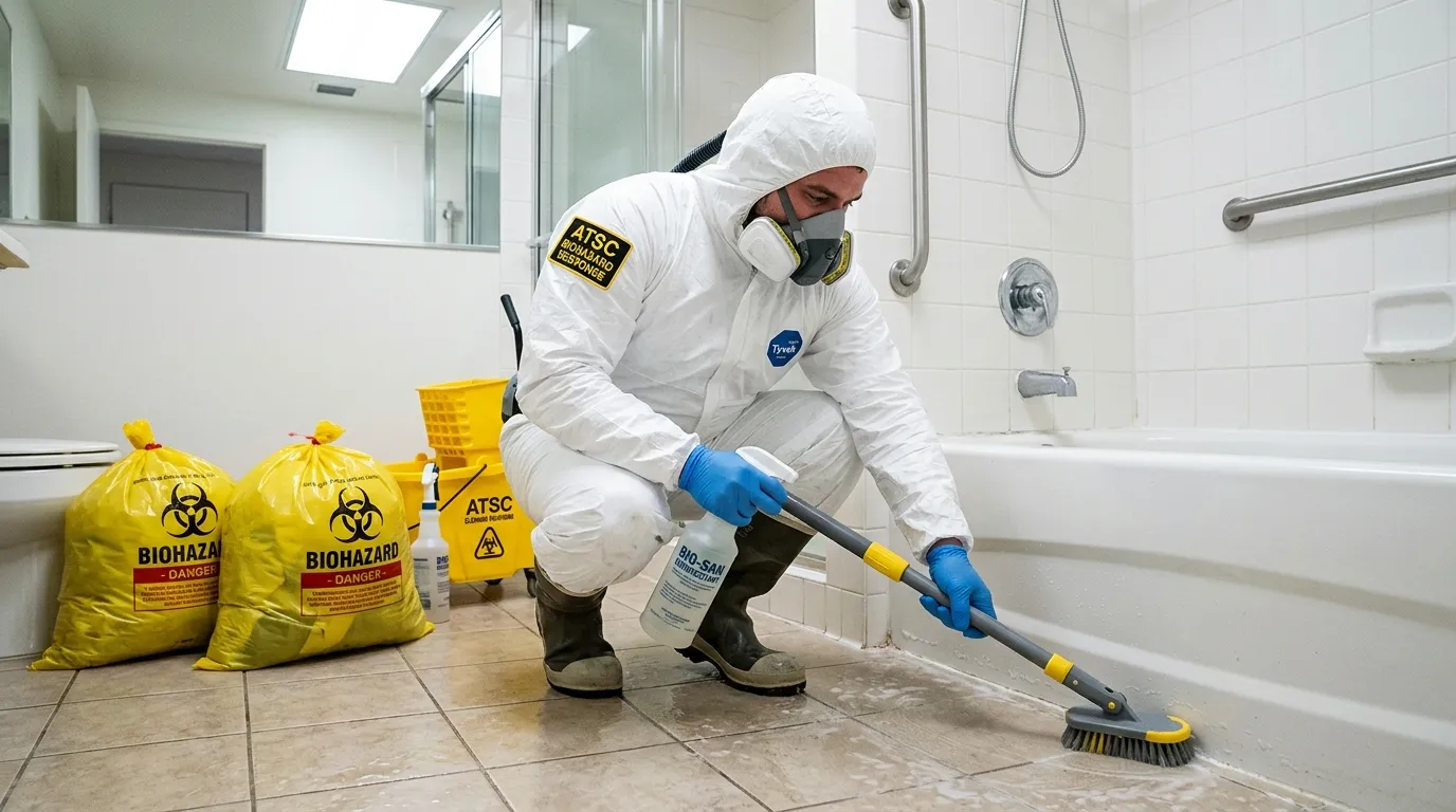 Decontamination equipment deployed for Blood Cleanup in Bellflower